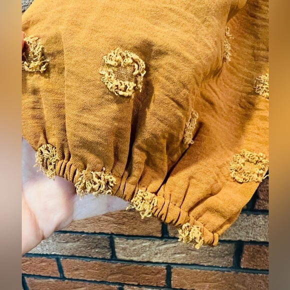 Golden Floral Women's Blouse - Picture 3 of 8